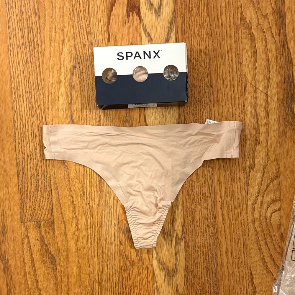 SPANX Beige Seamless Thong